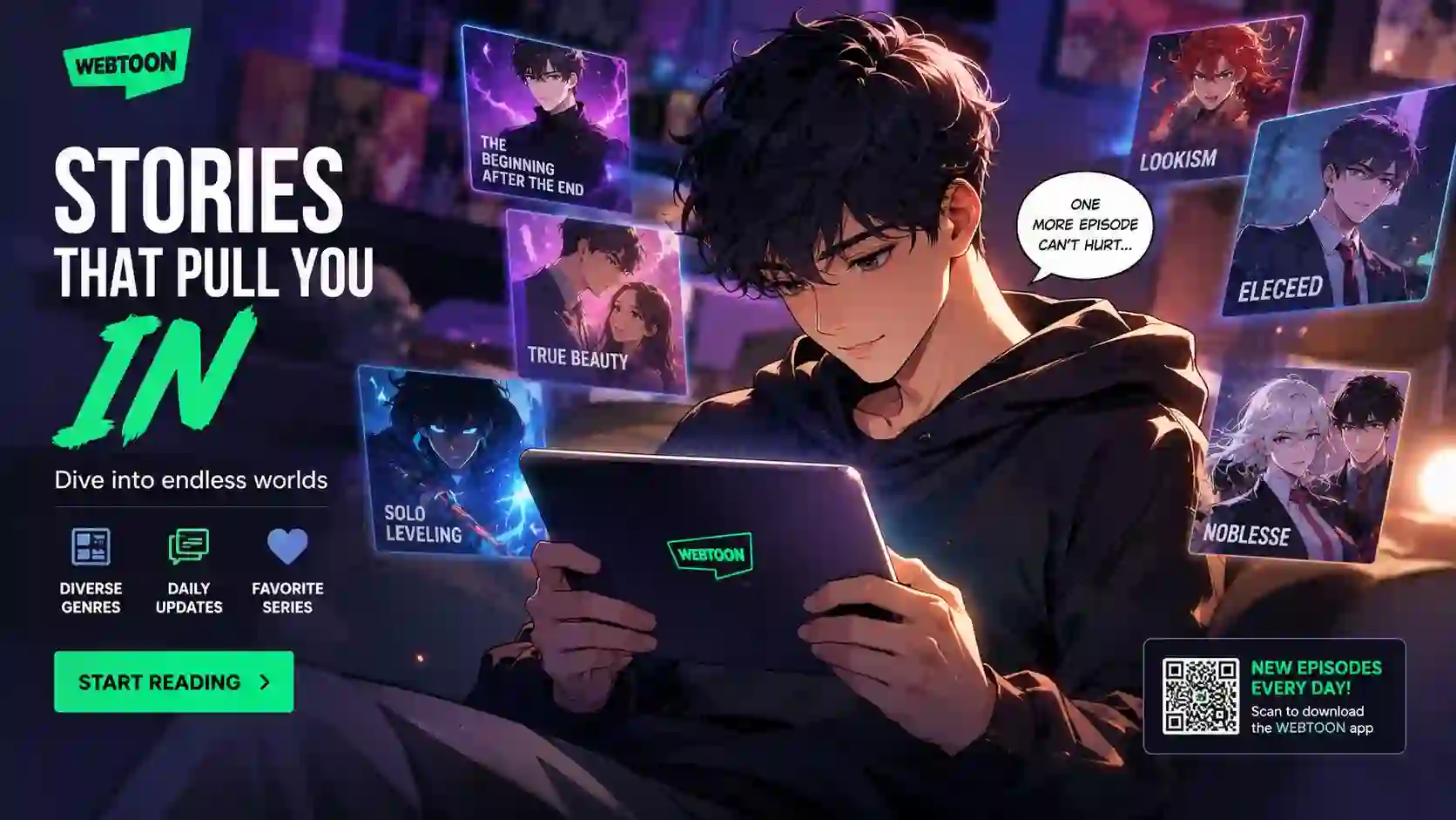 Teach me first comic chapter guide showing narrative arcs and episode progression