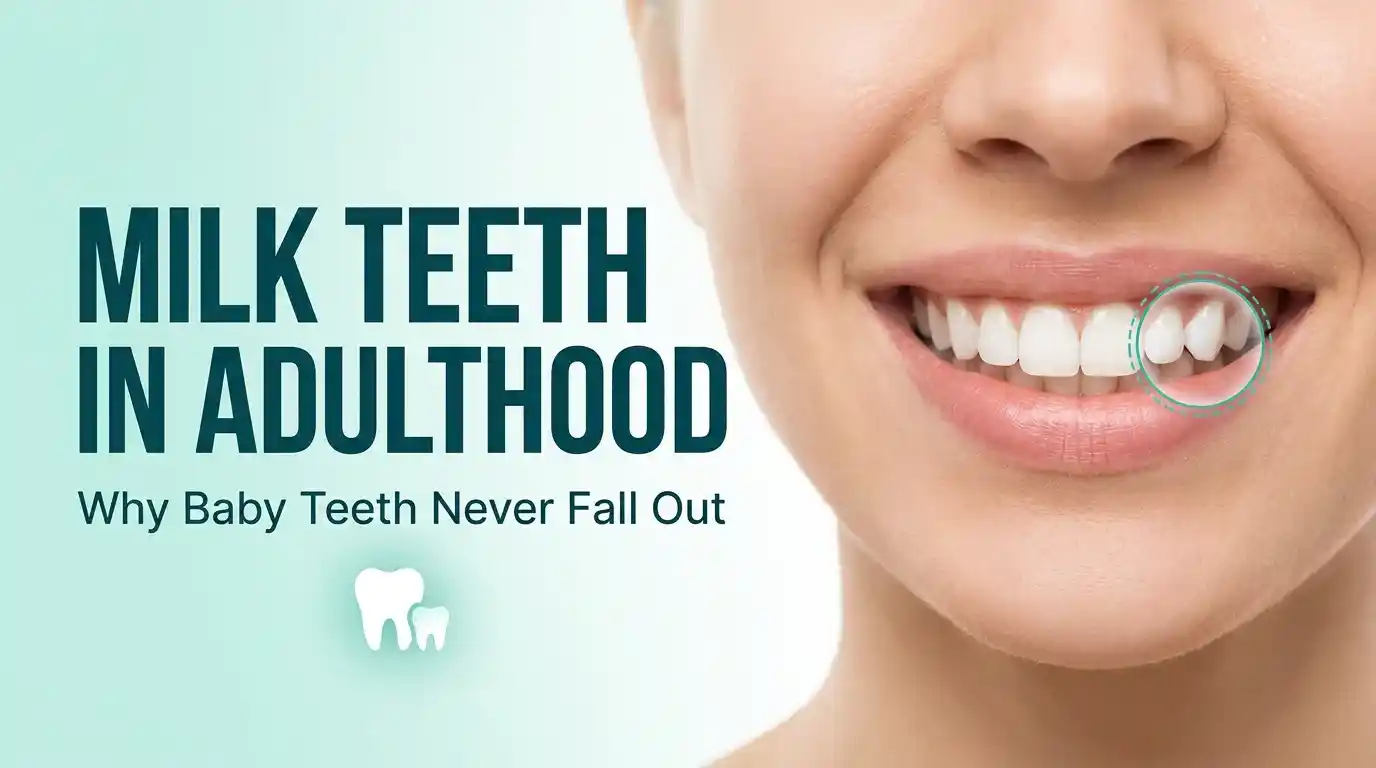 milk teeth in adulthood